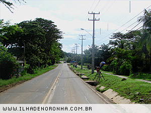 Estrada em Fernando de Noronha