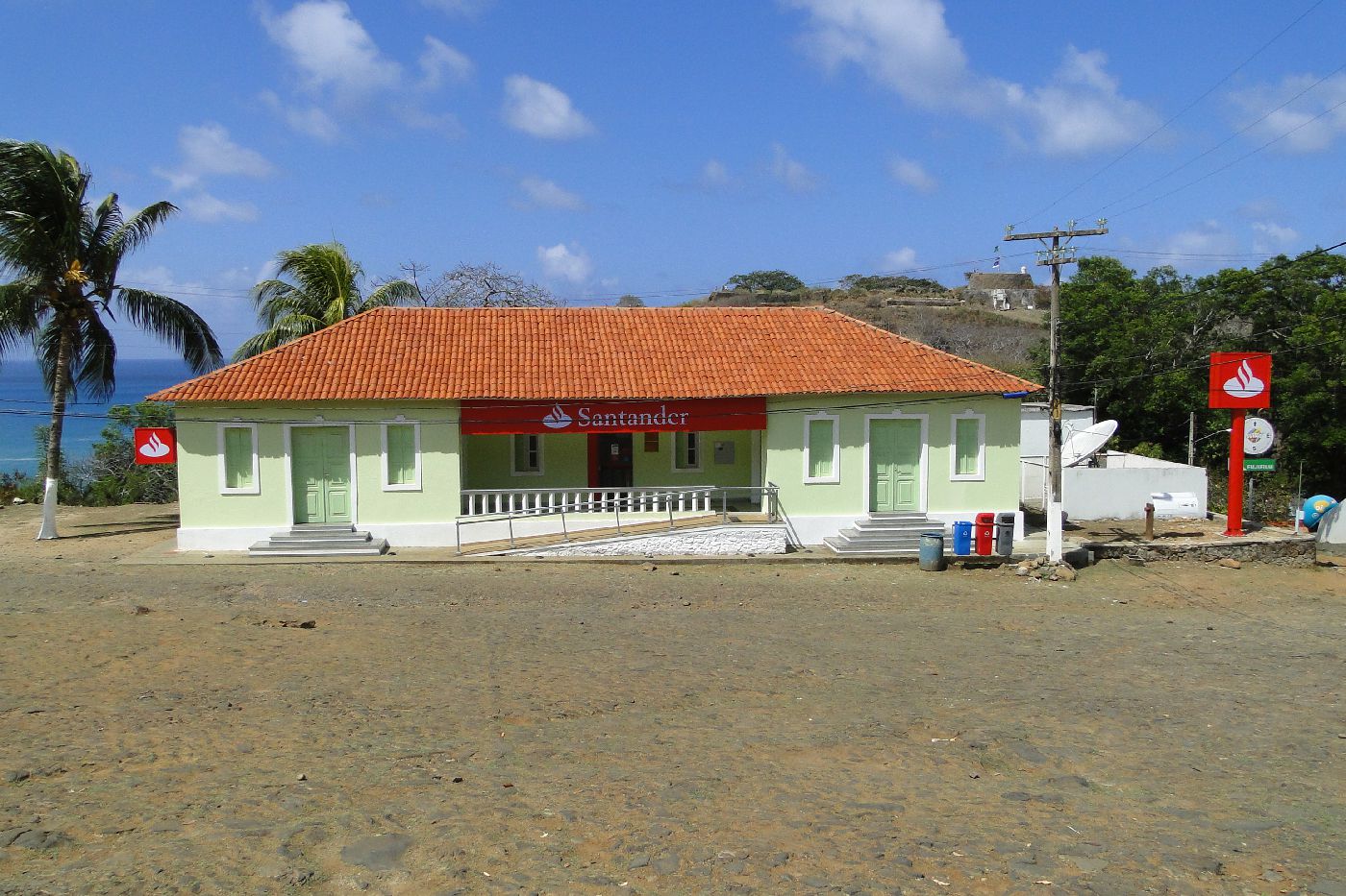 Foto aérea de Noronha