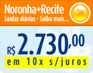 Pacote Fernando de Noronha + Recife