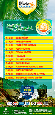 preco de passeios fernando de noronha